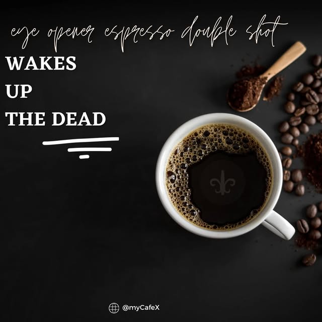 Double shot espresso