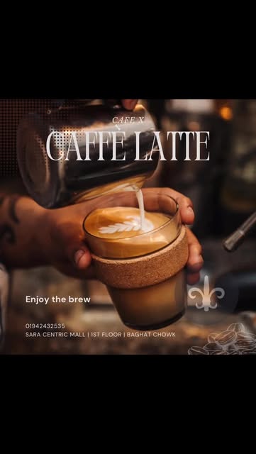 Caffe latte at Cafe X
